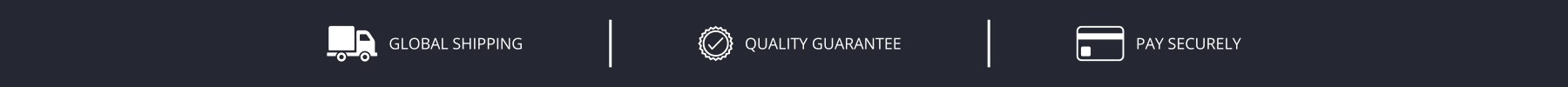 Global Shipping. Quality Guarantee. Pay Securely.