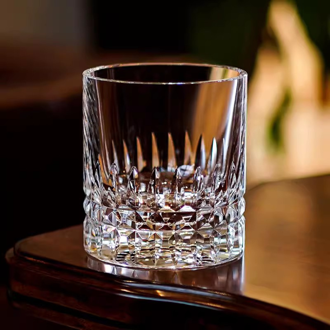 Hand-Carved Artisan Whisky Glass