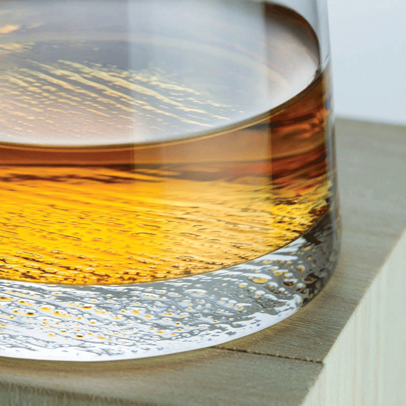 Close up of the Japanese Kiriko Whisky Glass - Traditional Craftsmanship and Modern Design